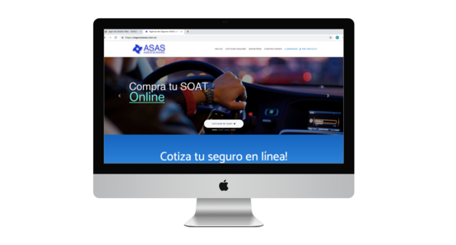 diseño de páginas para seguros