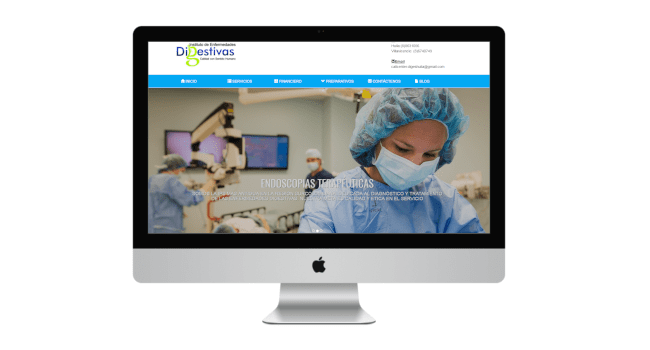 diseño de páginas web para IPS